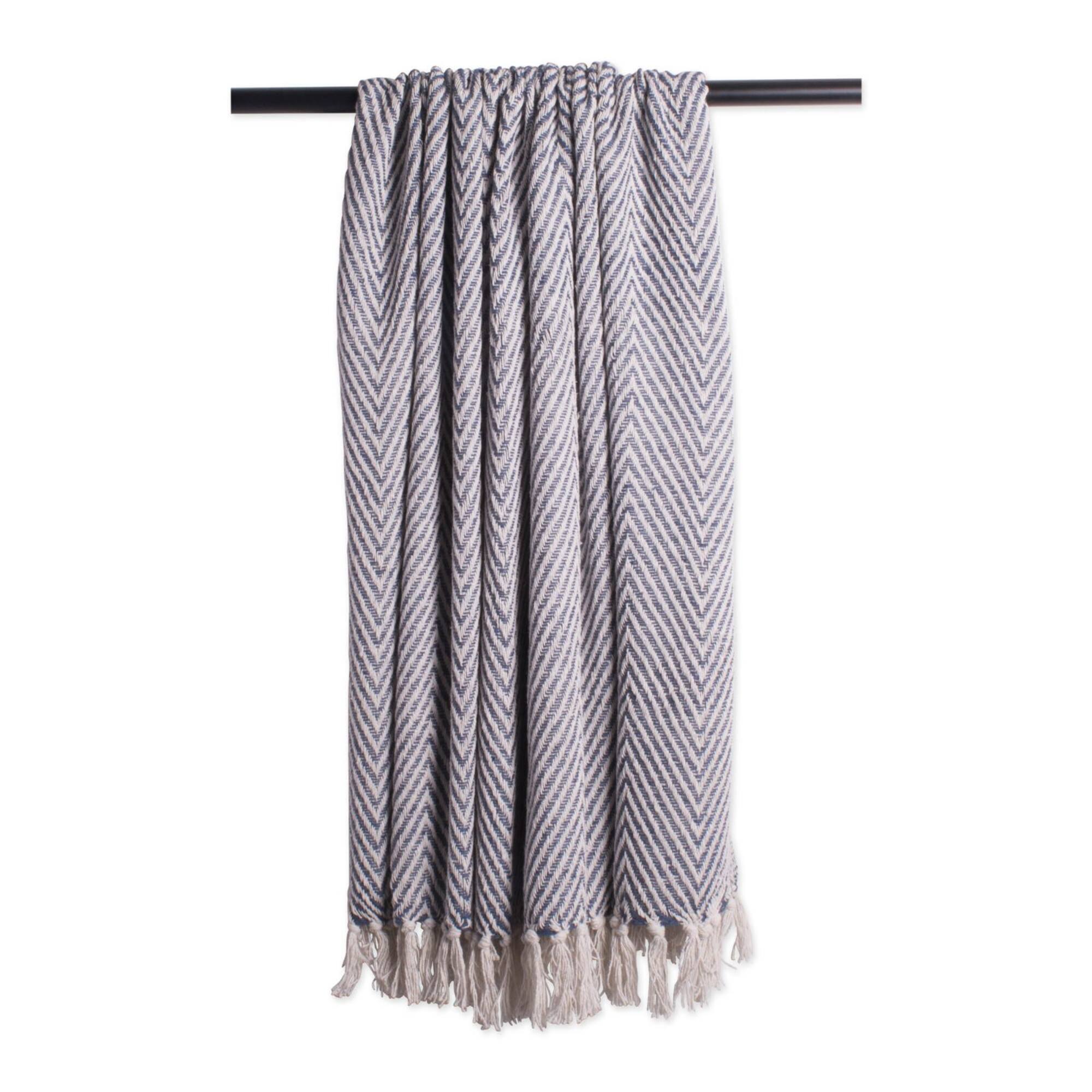 DII® French Blue Urban Chevron Throw